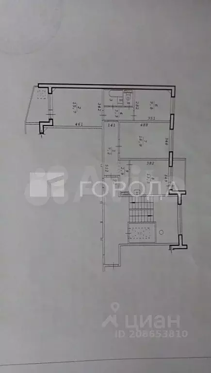 3-к. квартира, 72,8 м, 8/10 эт. - Фото 0