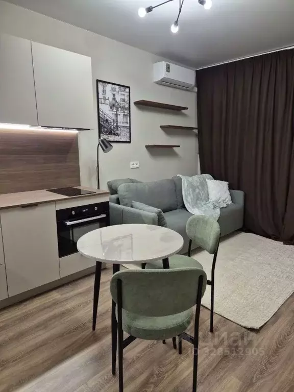 Студия Московская область, Долгопрудный Парковая ул., 44к1 (21.3 м) - Фото 1