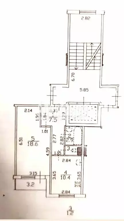 1-комнатная квартира: посёлок Парголово, Тихоокеанская улица, 17 (40.6 ... - Фото 2