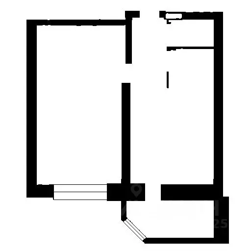 1-к кв. Татарстан, Казань Чистопольская ул., 61Д (40.0 м) - Фото 2