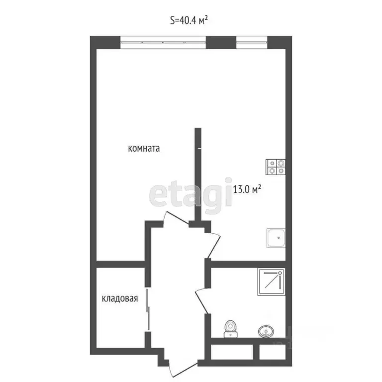 1-к кв. Москва Сколковское ш., 40к2 (40.0 м) - Фото 2