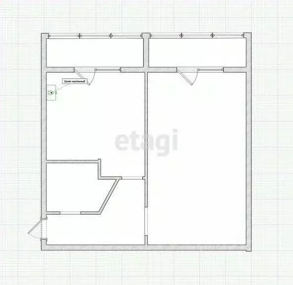 3-к кв. Костромская область, Кострома ул. Шагова, 77 (84.0 м) - Фото 2