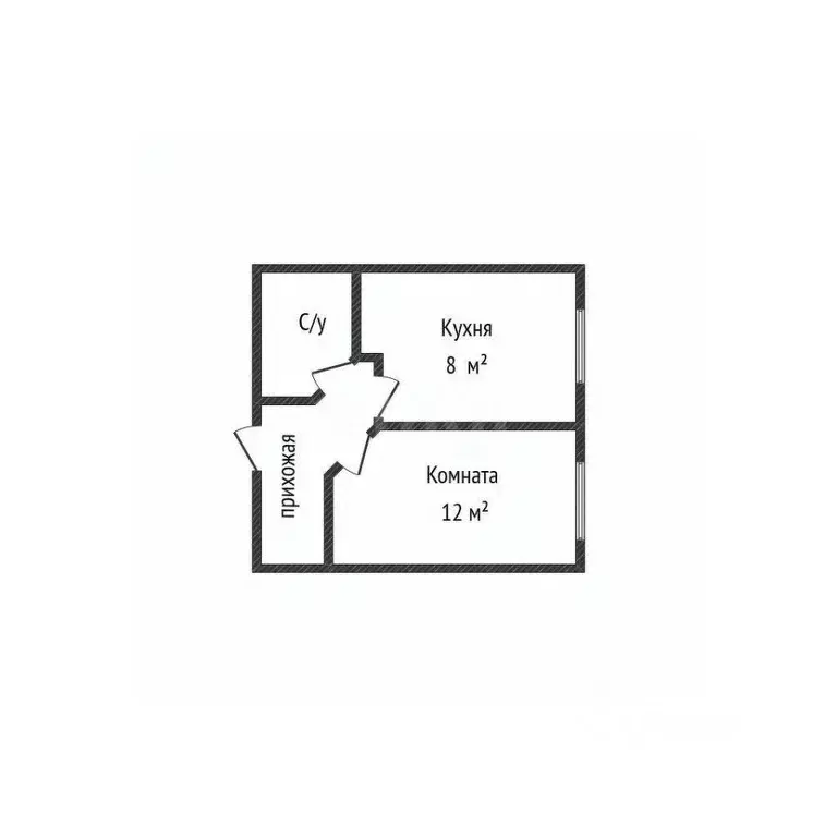 1-к кв. Адыгея, Тахтамукайский район, Яблоновский пгт Шоссейная ул., ... - Фото 2