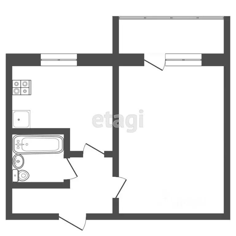 1-к кв. Мордовия, Саранск ул. Тани Бибиной, 3/3 (37.1 м) - Фото 1