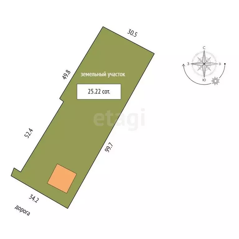 Дом в село Ильинское, переулок Кирова (41.3 м) - Фото 1