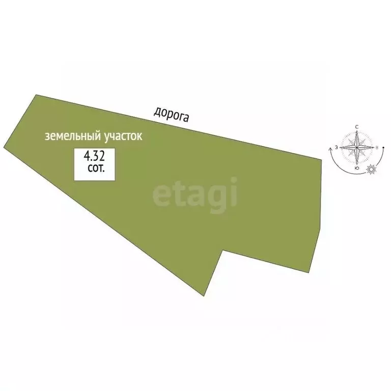 Участок в Ставропольский край, Кисловодск Зеленогорское СНТ,  (4.32 ... - Фото 2