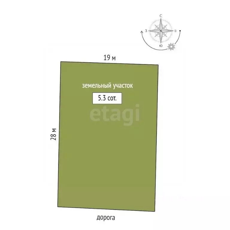 Участок в Ростовская область, Аксайский район, Большой Лог хут.  (5.3 ... - Фото 2