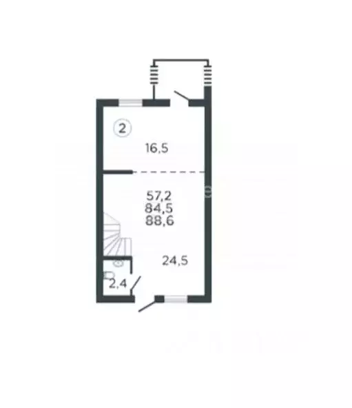 Таунхаус в Липецкая область, Липецкий муниципальный округ, с. Ленино ... - Фото 2