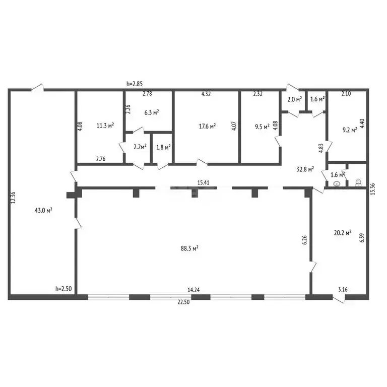 Торговая площадь (248.8 м) - Фото 1