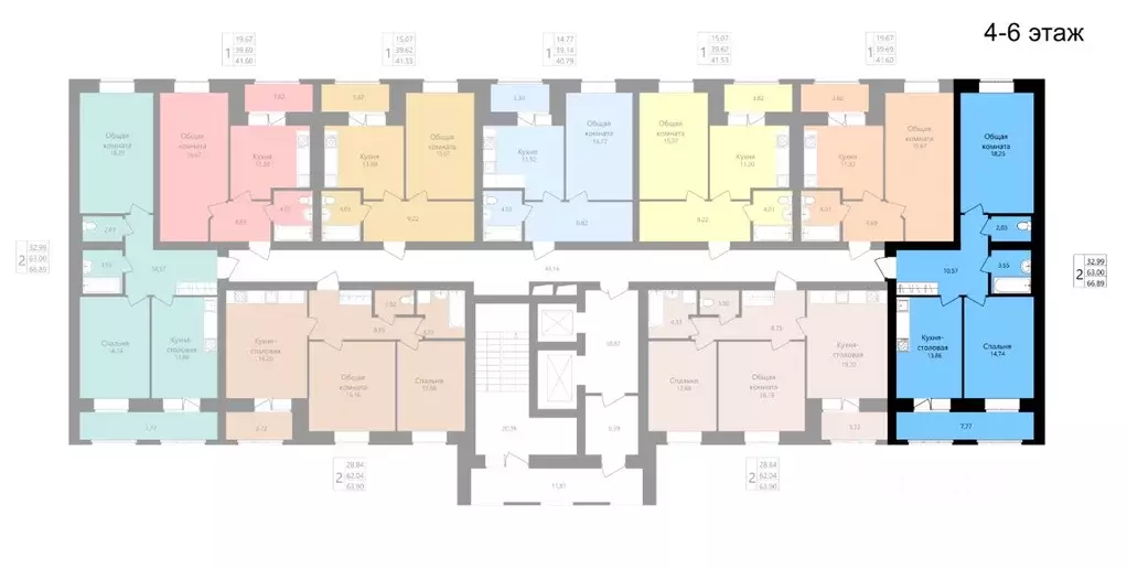 2-к кв. Мордовия, Саранск ул. Филатова, 15 (63.0 м) - Фото 2