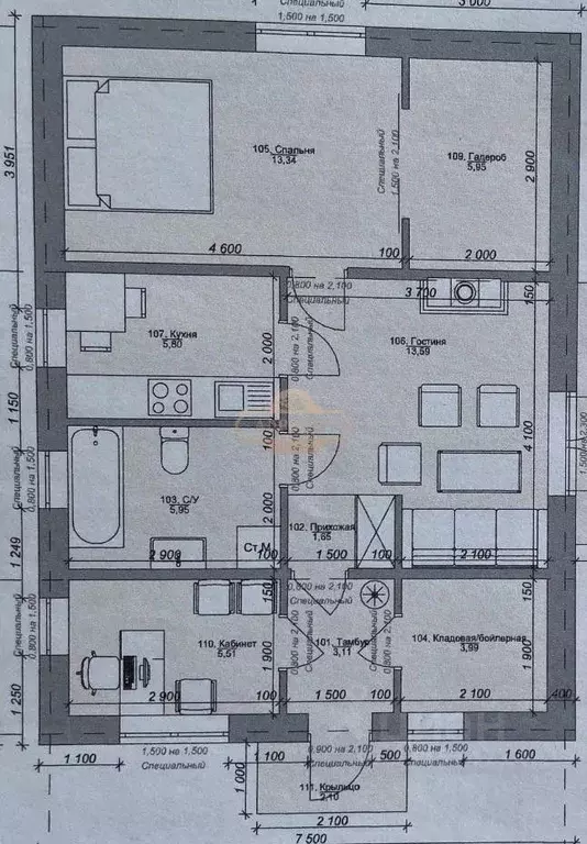Дом в Санкт-Петербург пос. Левашово, Горское ш., 90 (57 м) - Фото 2