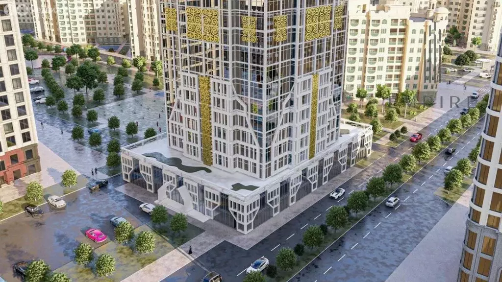 3-комнатная квартира: Грозный, проспект В.В. Путина, 8 (71 м) - Фото 1