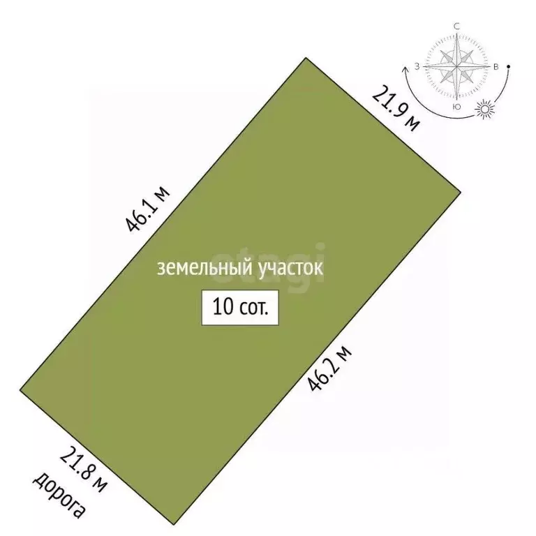 Участок в Саха (Якутия), Якутск городской округ, с. Хатассы ул. 50 лет ... - Фото 2