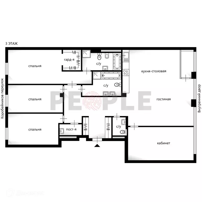 Продаётся 5-к квартира, 213.4 м - Фото 0