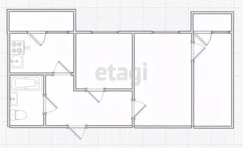 3-к кв. Костромская область, Кострома Индустриальная ул., 21 (54.5 м) - Фото 1