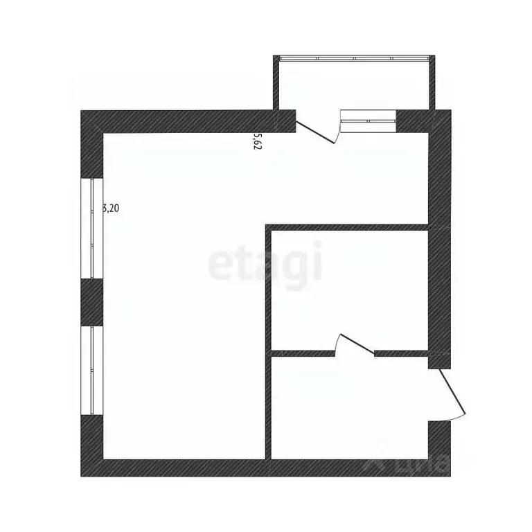 1-к кв. Белгородская область, Белгород ул. Есенина, 15 (39.7 м) - Фото 1