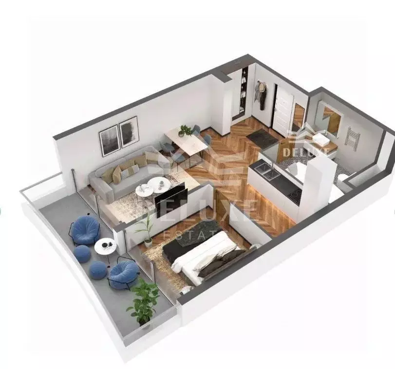 1-к кв. Крым, Ялта ул. Дражинского, 45А (56.9 м) - Фото 2