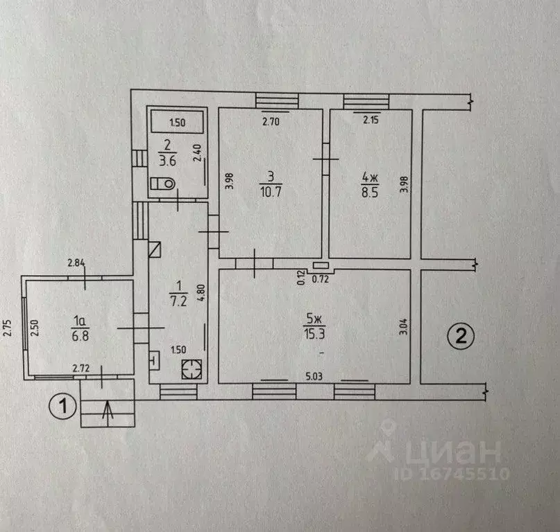 Дом в Калининградская область, Светлый Береговая ул., 13 (52 м) - Фото 2