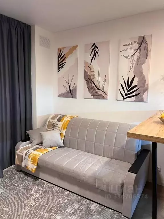 Студия Москва Кавказский бул., 51к2 (26.0 м) - Фото 1