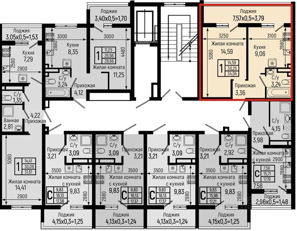 1-к кв. Краснодарский край, Туапсинский муниципальный округ, с. Небуг ... - Фото 2