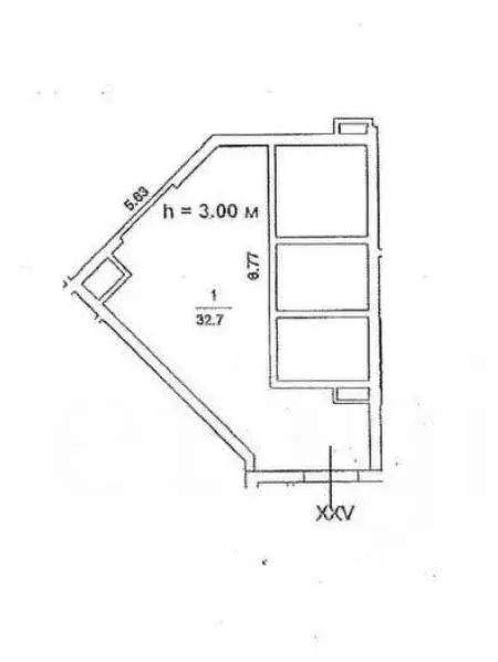 Помещение свободного назначения в Москва Минская ул., 1ГК3 (33 м) - Фото 2