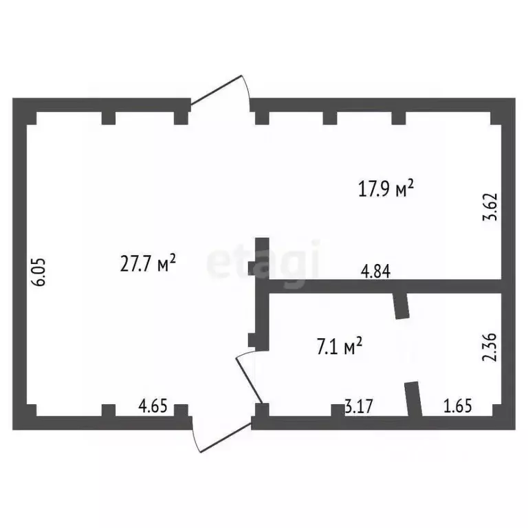 Торговая площадь в Томская область, Томск ул. Ференца Мюнниха, 34 (57 ... - Фото 2