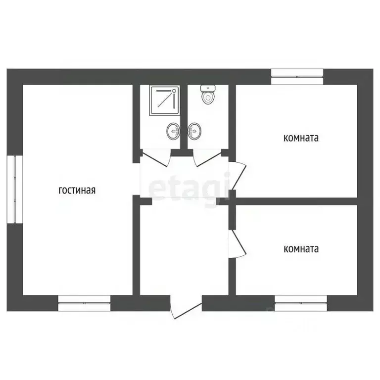 Дом в Тюменская область, Тюмень Дубравушка СНТ, ул. Центральная (66 м) - Фото 1