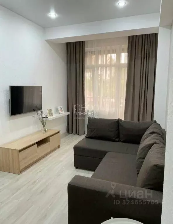 1-к кв. Краснодарский край, Сочи Мамайка мкр, ул. Волжская, 42/1 (35.0 ... - Фото 1