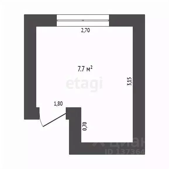 Комната Амурская область, Благовещенск 2-й мкр, ул. Кантемирова, 6 ... - Фото 2
