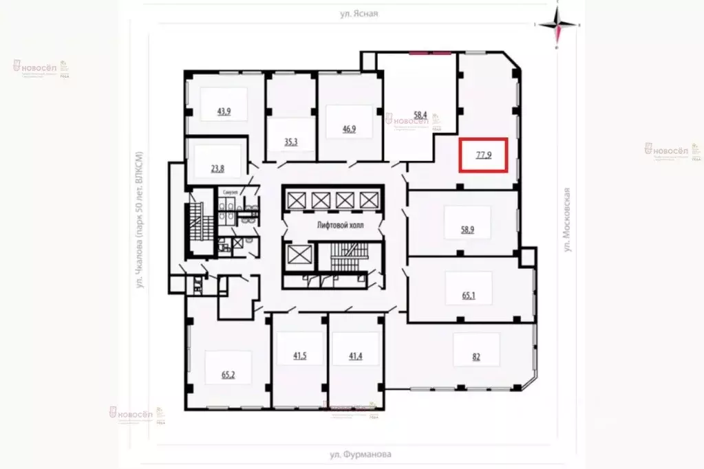 Офис в Свердловская область, Екатеринбург ул. Фурманова, 126 (78 м) - Фото 2