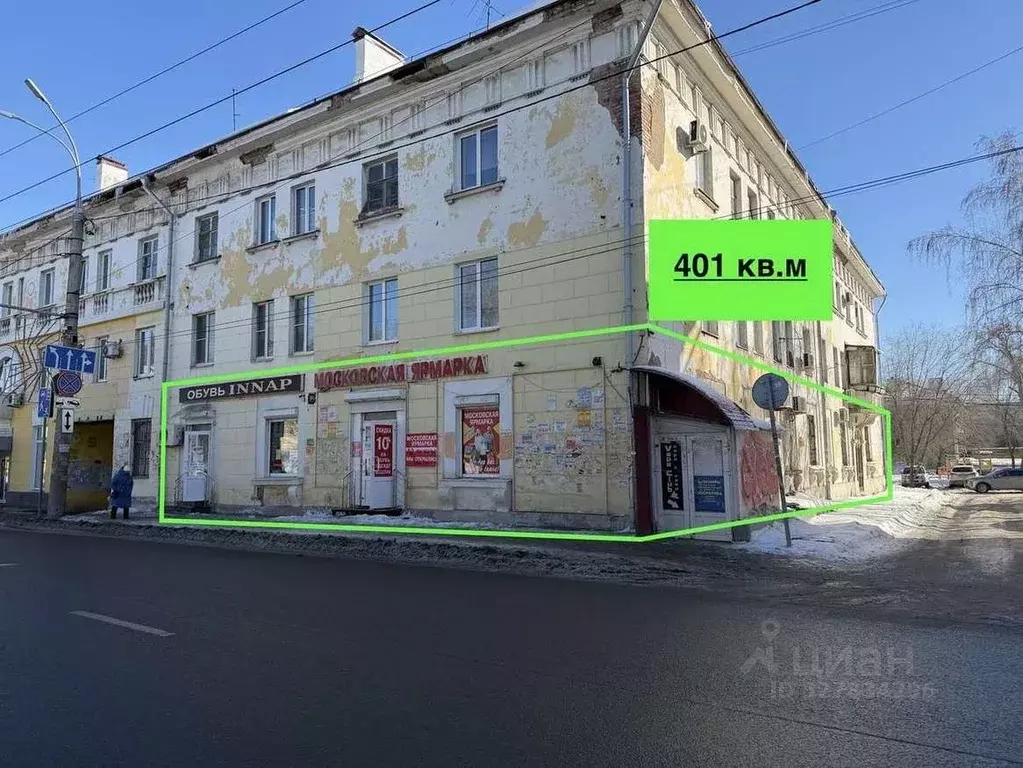 Торговая площадь в Самарская область, Самара просп. Кирова, 48 (401 м) - Фото 1