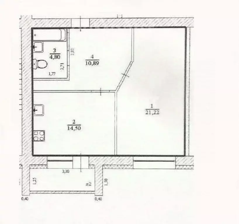 1-к кв. Ульяновская область, Ульяновск ул. Киндяковых, 34 (50.0 м) - Фото 1