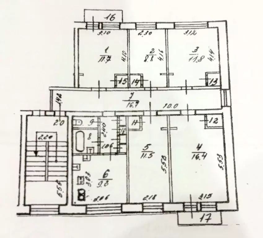 5-к кв. Московская область, Жуковский ул. Гагарина, 5 (95.2 м) - Фото 2