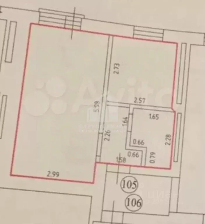 1-к кв. Калининградская область, Калининград Кутаисский пер., 2 (30.6 ... - Фото 2