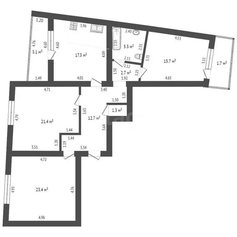 3-комнатная квартира: Стерлитамак, улица Артёма, 70 (99.8 м) - Фото 0