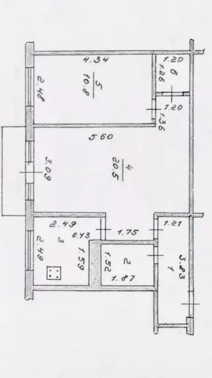 2-к кв. Чувашия, Новочебоксарск ул. Винокурова, 26 (45.7 м) - Фото 2