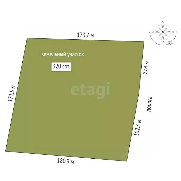 Участок в Пермский край, Пермский муниципальный округ, д. Чуваки  ... - Фото 2