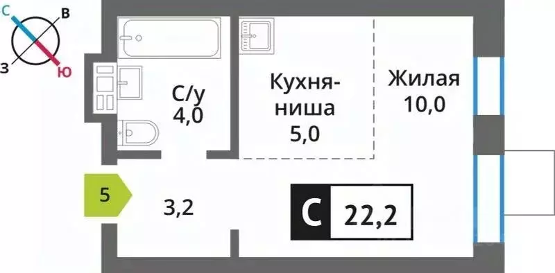 Студия Московская область, Красногорск городской округ, д. Аристово ... - Фото 0