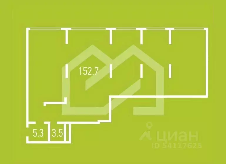 Помещение свободного назначения в Москва Херсонская ул., 43 (162 м) - Фото 2