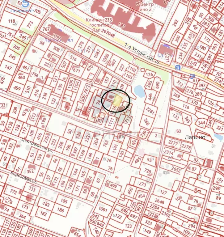 Участок в Московская область, Одинцовский городской округ, д. Лапино ... - Фото 1