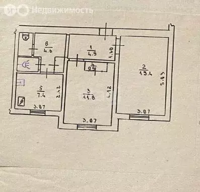 2-комнатная квартира: Щёлкино, 78В3 (47.8 м) - Фото 1