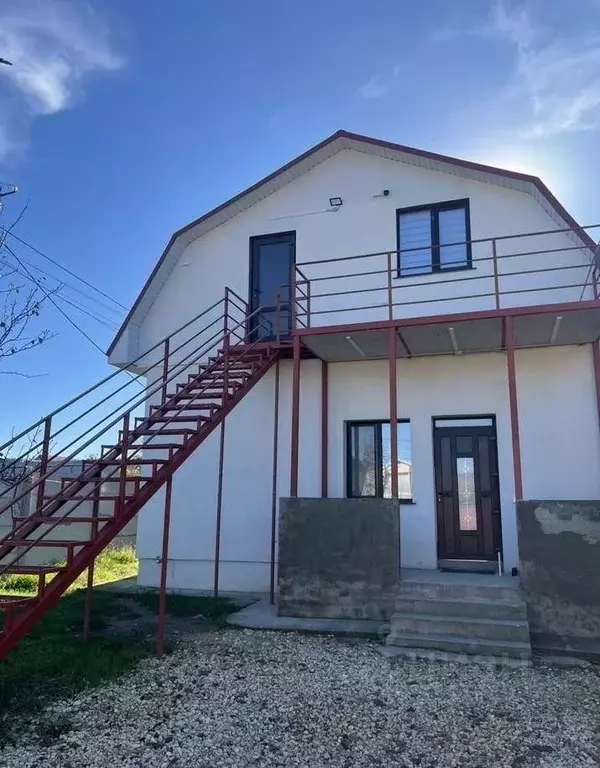 Дом в Крым, Симферопольский район, Трудовское с/пос, с. Строгоновка ... - Фото 1