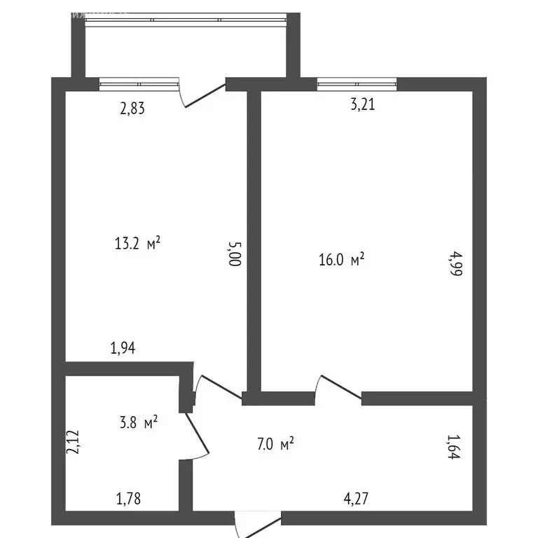 1-комнатная квартира: Благовещенск, Пионерская улица, 96 (40.2 м) - Фото 0