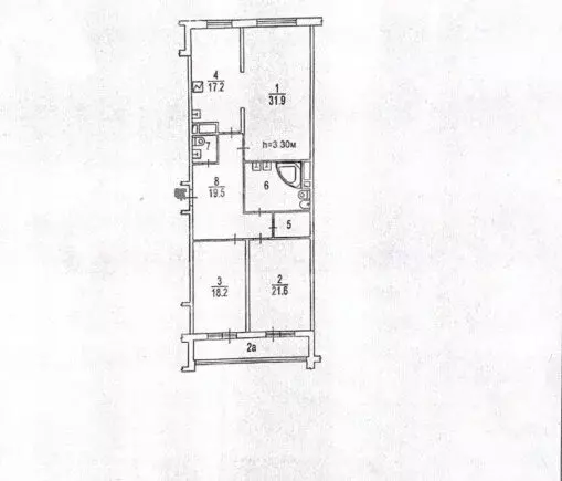 4-комнатная квартира: Москва, Херсонская улица, 43 (125.5 м) - Фото 1