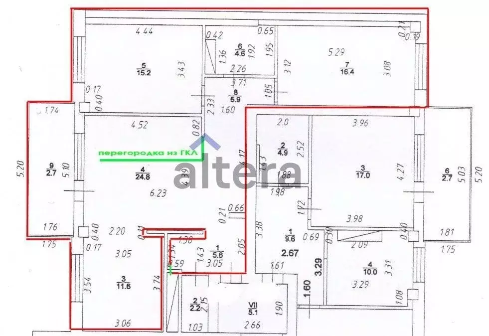 3-к кв. Татарстан, Казань Краснококшайская ул., 84 (86.0 м) - Фото 2