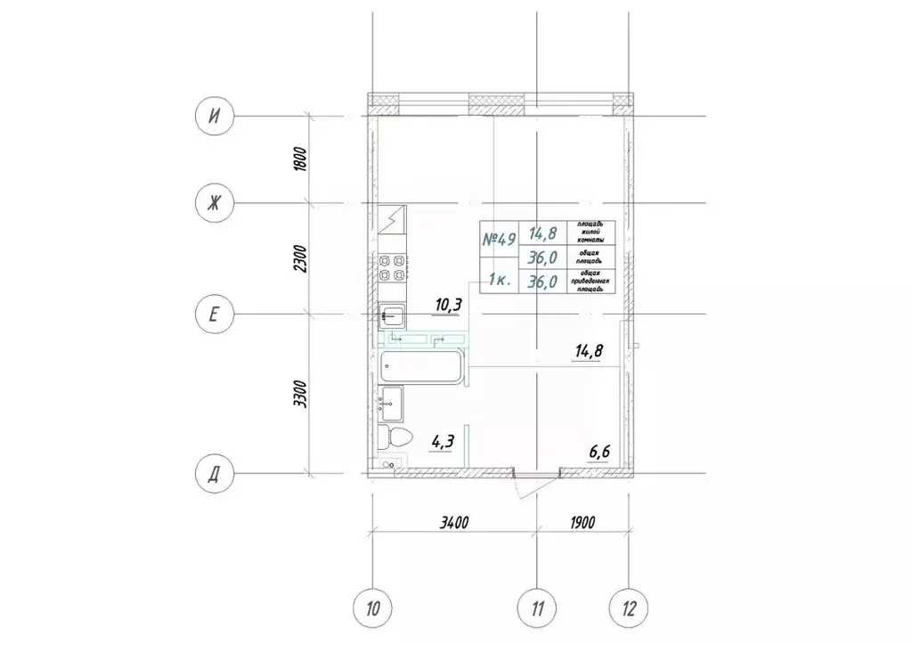 1-к кв. Приморский край, Большой Камень ул. Ленина, 14 (36.0 м) - Фото 1