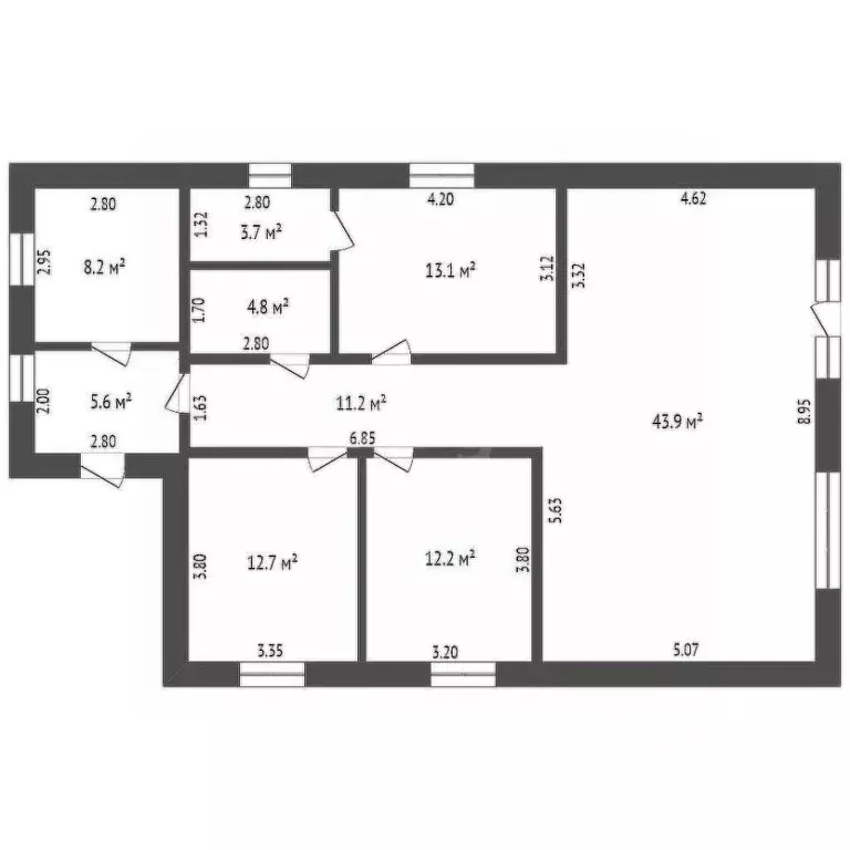 Дом в Башкортостан, Стерлитамакский район, Казадаевский сельсовет, с. ... - Фото 0