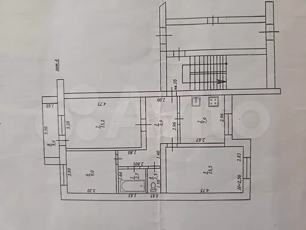 3-к. квартира, 66 м, 4/5 эт. - Фото 0