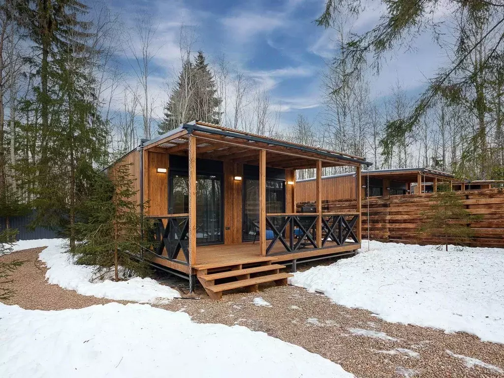 Дом в Ленинградская область, Приозерский район, Сосновское с/пос, д. ... - Фото 1