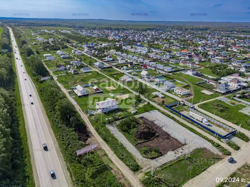 Участок в Свердловская область, Екатеринбург Аэродром ДНП, ул. ... - Фото 1